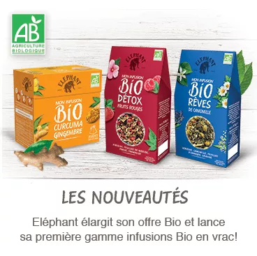 Infusion bio Eléphant nouveau