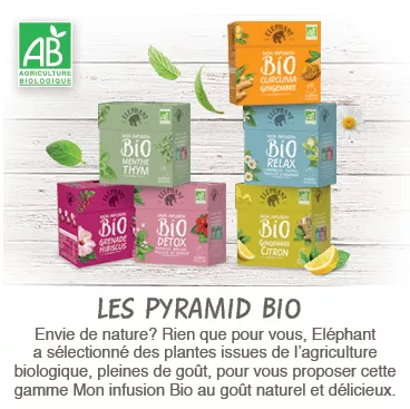  Infusion bio Eléphant naturel délicieux