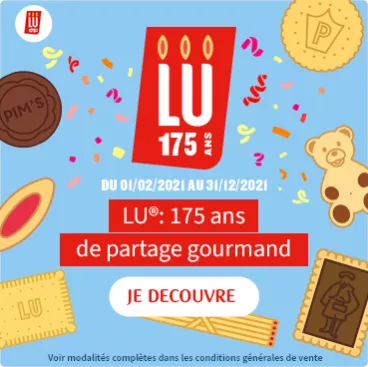 Biscuits LU anniversaire 175 ans partage gourmand