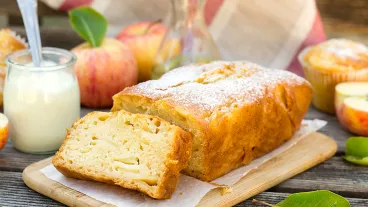 Gateau pommes cannelle avec Alsa®