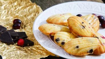Madeleine à la vanille et aux pépites de chocolat avec Maizena®