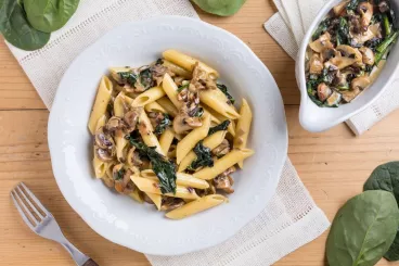 Des penne aux champignons avec Amora ®