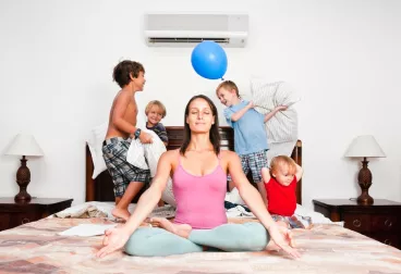 Une femme zen et organisée