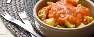 Des tapas patatas bravas espagnoles avec Amora®