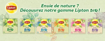 Lipton® s'engage Une tasse de thé Lipton®, une tasse de qualité, responsable et durable