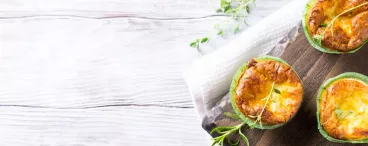 Des mini-brioches salées en apéritif avec les levures alsa® et la Fleur de Maïs Bio Maïzena®