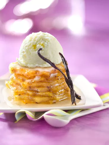 Ananas rôti et sorbet citron Carte d’Or®