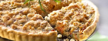 Crumble à la ratatouille à la moutarde de Dijon Amora ®
