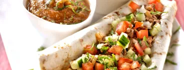 Fajitas de boeuf aux oignons et paprika avec Amora ®