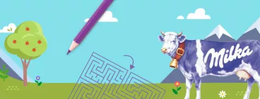 Cahier de vacances pour enfants avec Milka 