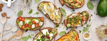 Des tartines et des bruschettas