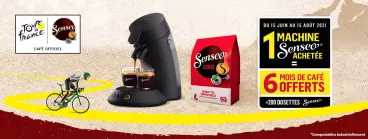 Une machine senseo achetée, six mois de café offerts 