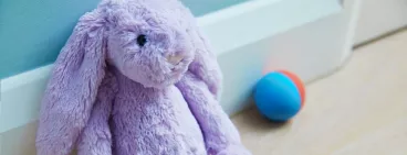 Peluche lapin enfant doudou