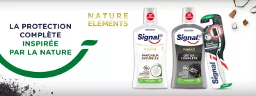 SIGNAL NATURE ELEMENTS : Complétez votre routine avec la brosse à dents et les bains de bouche inspirés par la nature !