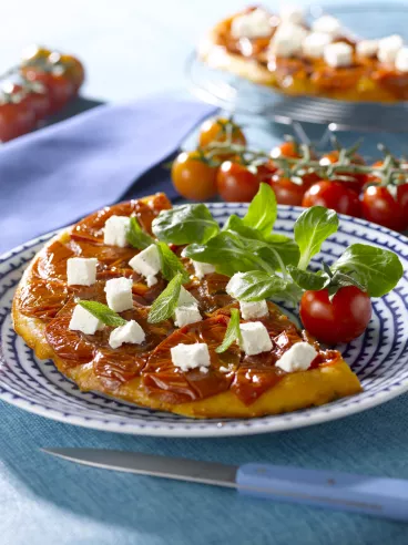 Tatin de tomates à la menthe fraîche avec Planta Fin®