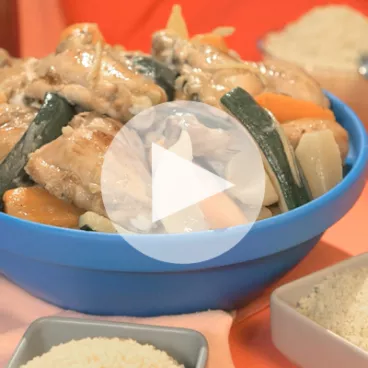 Couscous de poulet aux légumes et citron confit avec Knorr®