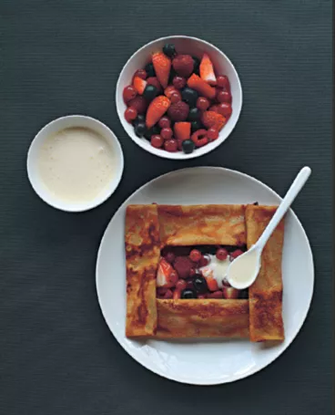 Crêpes aux fruits rouges avec Maïzena®