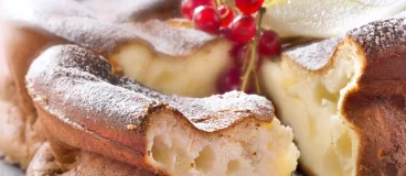 Gâteau au fromage blanc et aux poires avec Fleur de Maïs Maïzena®