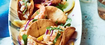 mini tacos et crevettes 