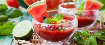 L'été sera gaspacho ! (et soupes froides) Une soupe froide à la pastèque pour l’été