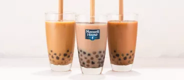 Un bubble tea au au café Maxwell House