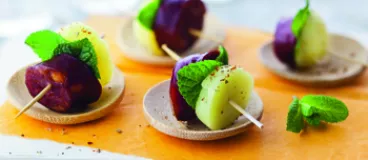 Bouchées de chorizo à la menthe