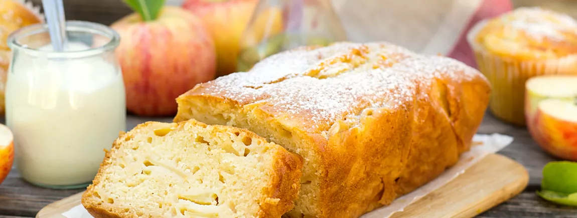 Gâteau pommes cannelle avec Alsa ® Gateau pommes cannelle avec Alsa®