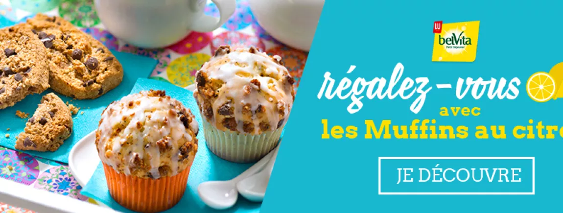 Muffins au citron et graines de pavot
