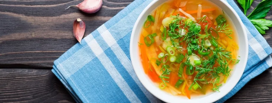 Une soupe relevée grâce à Goutte de bouillon de Knorr® 