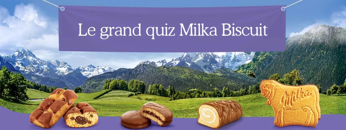 Jouez avec les biscuits et gâteaux moelleux Milka® Un jeu avec le tendre chocolat Milka® au bon lait du Pays Alpin