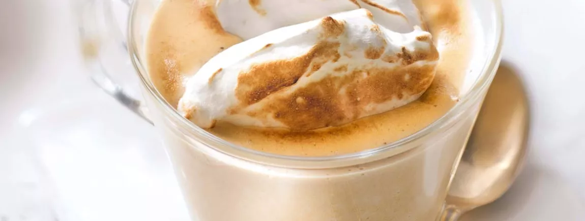 Crème sabayon au café Tassimo ® meringuée Crème sabayon au café Tassimo® meringuée