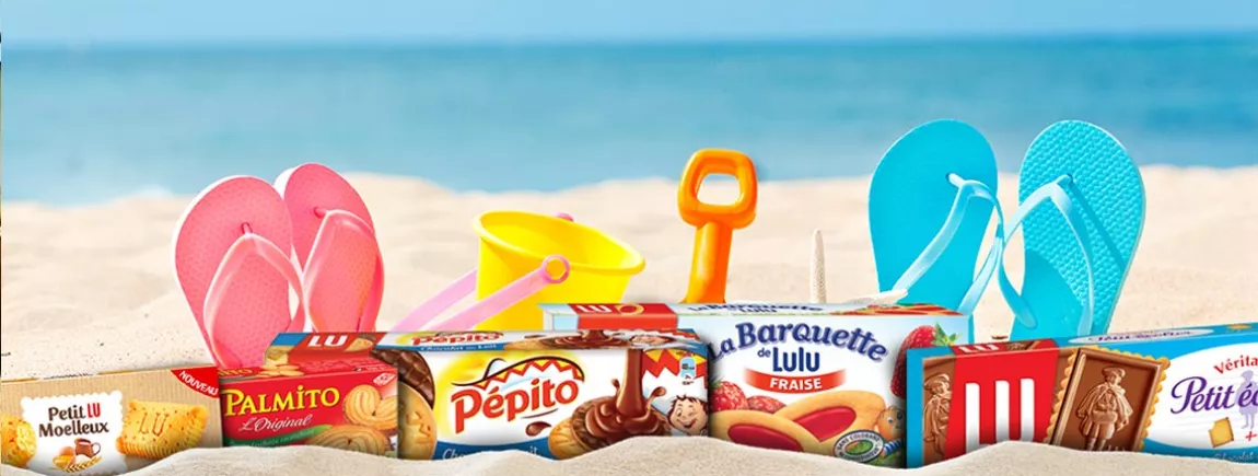 Prendre son goûter à la plage avec LU® 