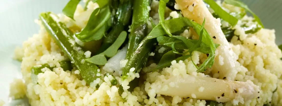Taboulé à la roquette et aux asperges Taboulé à la roquette et aux asperges