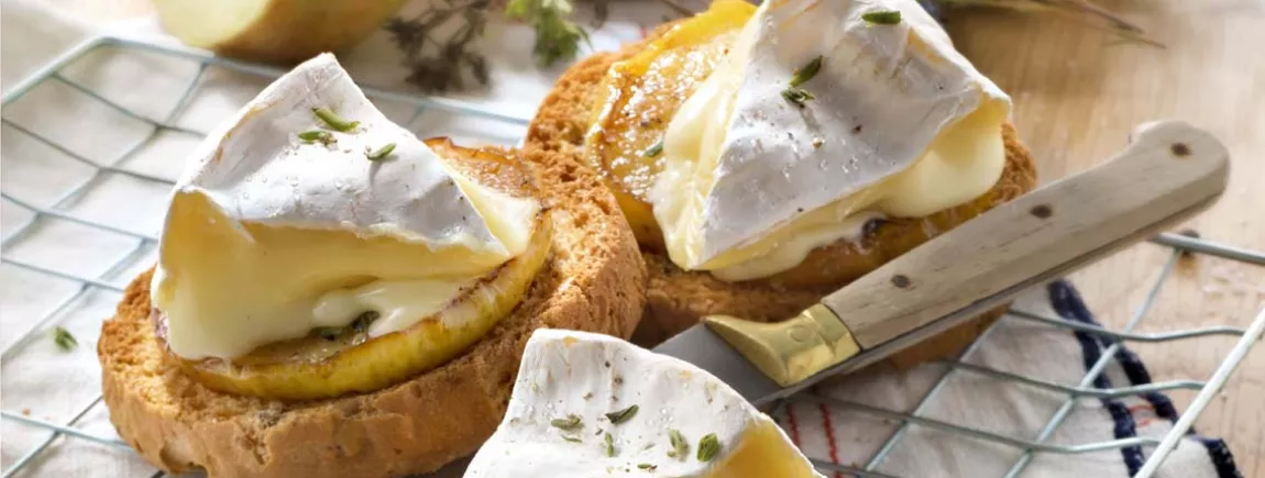Tartines normandes avec Heudebert® Tartine Normande avec Heudebert®