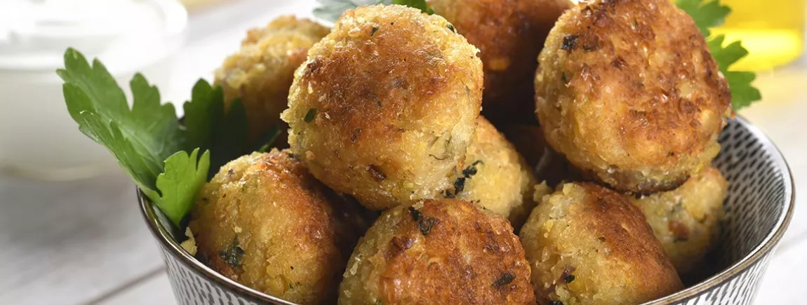 Falafels menthe-coriandre Maizena® Falafels à la menthe et à la coriandre