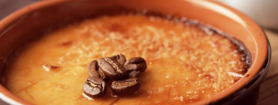 Crème brûlée au café Grand’Mère ® Crème brûlée au café Grand’Mère®
