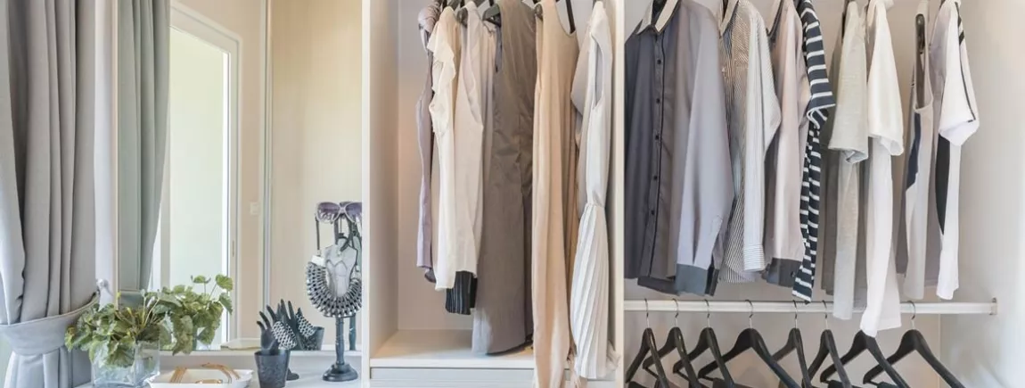 Coup de neuf dans mon dressing Un dressing bien rangé et bien organisé