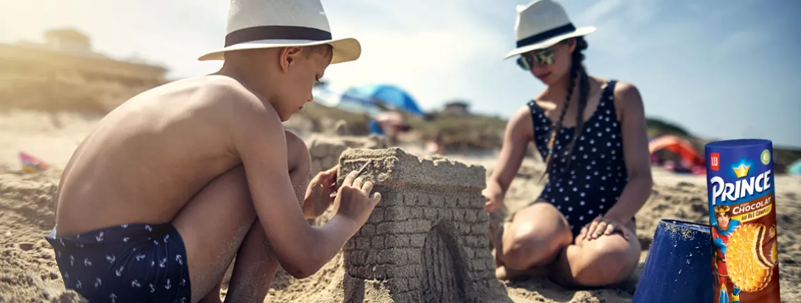 Vacances : les 7 astuces de Prince pour construire le plus beau des châteaux de sable Un château de sable parfait