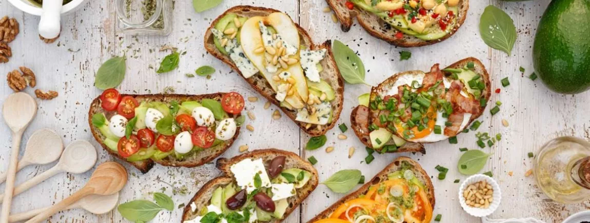 Des tartines et des bruschettas