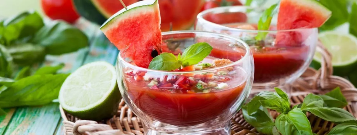 L'été sera gaspacho ! (et soupes froides) Une soupe froide à la pastèque pour l’été