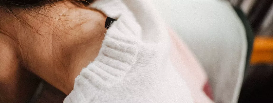 Femme en pull