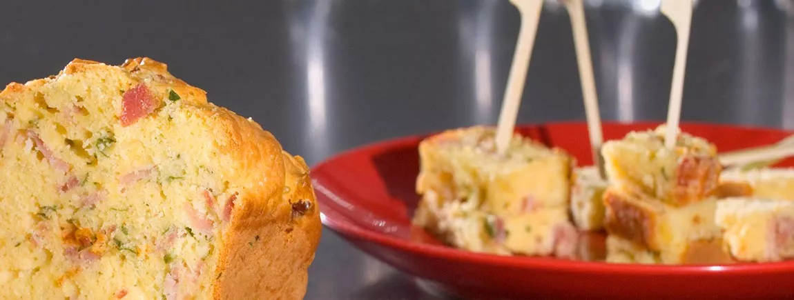 Cake à l’oignon à la Moutarde de Dijon Amora ®