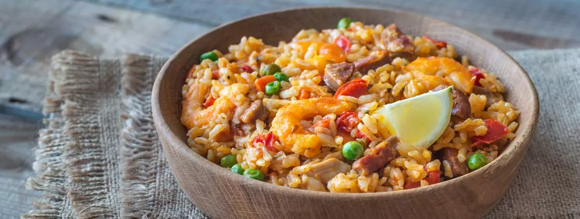 Salade de riz façon paella Salade de riz façon paella
