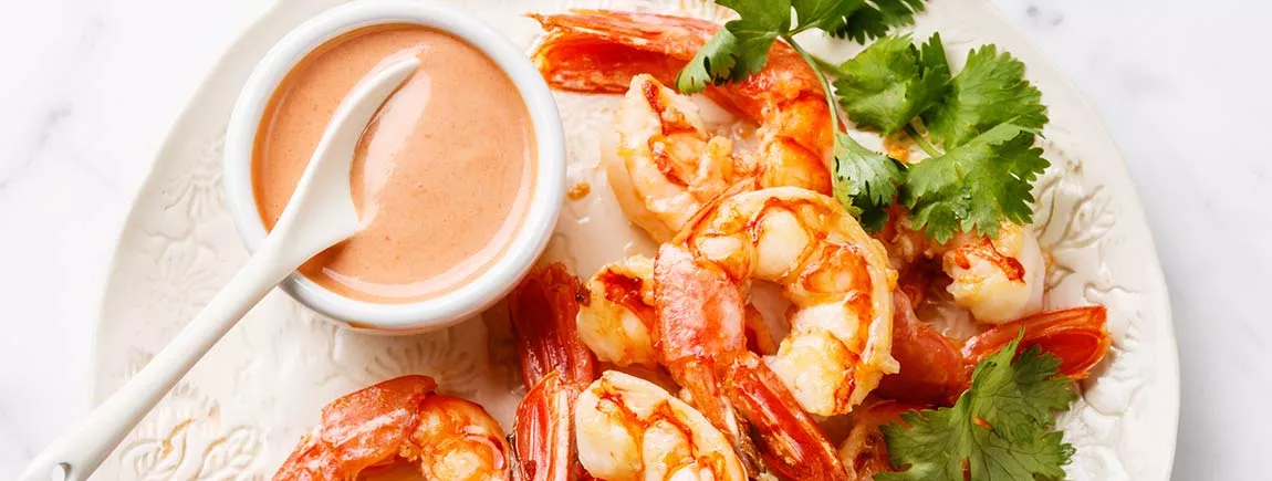 Sauce crevettes avec Amora® sauce crevettes