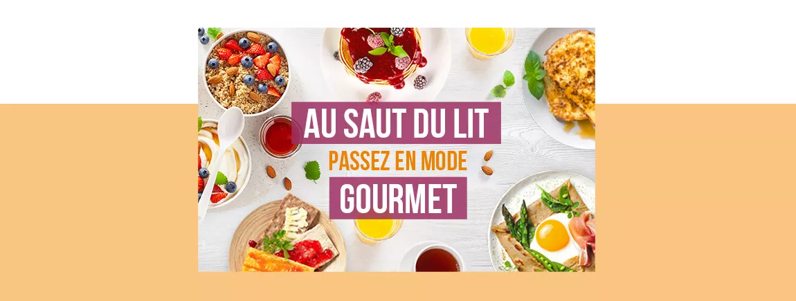 plusieurs plats du petit déjeuner