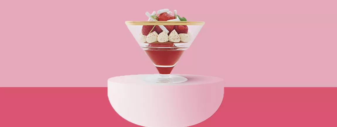 Pavlova revisité & son sorbet framboise avec Carte d’Or Framboise – Meringue – Glace – Vacherin – Dessert - recette