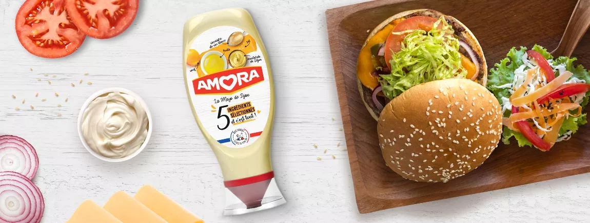 Hamburgers « maison » avec Amora