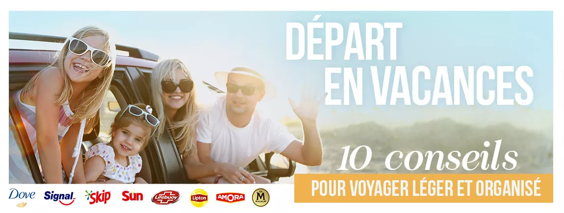 Départ en vacances : 10 conseils pour voyager léger et organisé Une famille part en vacances