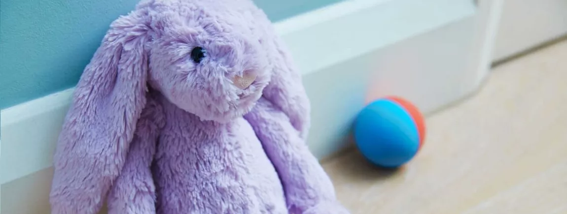 Peluche lapin enfant doudou