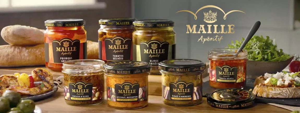 Nouvelles recettes apéros avec la gamme Maille Apéritif 